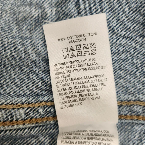 NWOT Lucky Brand Tomboy Trucker denim jean jacket size S - Picture 9 of 11